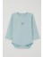 Erkek Bebek Çıtçıtlı Zıbın Body Ayıcık Baskılı 9 Ay-3 Yaş, Bebe Mavisi 1