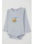 Erkek Bebek Çıtçıtlı Zıbın Body Küçük Tamirci 9 Ay-3 Yaş, Buz Mavisi 3
