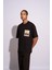 Erkek Oversize T-Shirt 104 Siyah 2