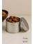 Paslanmaz Çelik Çok Amaçlı Gri Silindir Saklama Kutusu kapaklı 250ML, (Baharat, Kahve, Çay,Çerez, Mumluk...) çapı 73mm, yükseklik 60mm 2