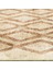 Priyanka Bej Geometrik Etnik Modern Desenli Bambu Makinada Yıkanabilir Hav Toz Vermez Leke Tutmayan Kaymaz Taban Dijital Makine Baskı Salon Yolluk Mutfak Halı 3