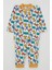 Erkek Bebek Pijama Takımı Renkli Kedicik Desenli 4 Ay-1 Yaş, Beyaz 1