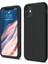Kılıf iPhone 11 ile Uyumlu Içi Kadife Lansman Silikon Kılıf Şok Emici Full Kasa Koruma Sağlayan (Siyah) 3