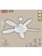 CT-1157 122W Fırtına Fan LED Ampul E27 Duylu 3