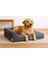 Bolster-L Üst Kalite Köpek Yatağı Süngerli Sıvı Geçirmez Alezli. %100 Elyaflı. 2 Fermuarlı 1