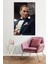 Yapay Zeka Mustafa Kemal Atatürk Portresi Cam Tablo, Darbelere Dayanıklı Kırılmaz Cam, Hediyelik 2