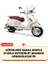Reflektörlü Siyah Turuncu Dikişli Rks Pride 125 Pro Arka Çanta Uyumlu Branda Motosiket Brandası Motor Örtüsü Çadır Su Geçirmez Motosiklet Kılıfı Motor Brandası 2