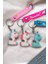 Sevimli Unicorn 3D Silikon Anahtarlık ve Çanta Aksesuarı (3 Adet) 1