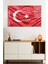 Dalgalanan Türk Bayrağı Cam Tablo, Darbelere Dayanıklı Kırılmaz Cam, Hediyelik 1