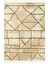 Pranesh Bej Geometrik Etnik Modern Desenli Bambu Makinada Yıkanabilir Hav Toz Vermez Leke Tutmayan Kaymaz Taban Dijital Makine Baskı Salon Yolluk Mutfak Halı 1