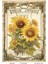 Ayçiçeği Serisi Aç16 Ayçiçek Deseni 30*42 cm Pirinç Dekopaj 1