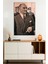 Nostaljik Mustafa Kemal Atatürk Cam Tablo, Darbelere Dayanıklı Kırılmaz Cam, Hediyelik 1