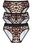 Kadın Külot 3'lü Leoparlı (%90 Viskon - %10 Elastan) 1