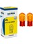 12V 93 Dipsiz 21W Sarı (Amber) Tek Filamentli Ampül 2 Adet 1