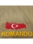 Komando Bandana, Komando Yazılı Bandana Bej Renk 3