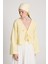 Sarı Müslin Kumaş Önden Bağlamalı Bluz 27355 3