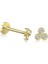 Üç Taşlı Bubble Tragus Piercing 1
