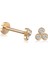 Üç Taşlı Bubble Tragus Piercing 2