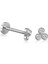 Üç Taşlı Bubble Tragus Piercing 3