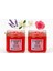 Lumiluxe Minis – %100 Soya Wax Doğal Mini Kavanoz Mum Serisi -Kırmızı -2'li 5