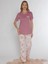 Kısa Kol Yazlık Pijama Takımı Viskon Dowry 08-131 2