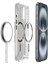 iPhone 16 Uyumlu Aurora Şeffaf Manyetik Şarj Uyumlu Kılıf 2