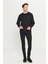 Pamuklu Standart Fit Normal Kesim Bisiklet Yaka Sweatshirt 2