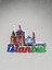 Istanbul Temalı Kabartma Polyester Magnet 9cm x 6cm. 1