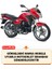 Reflektörlü Siyah Turuncu Dikişli Kanuni S125T Pro Arka Çanta Uyumlu Branda Motosiket Brandası Motor Örtüsü Çadır Su Geçirmez Motosiklet Kılıfı Motor Brandası 2