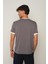 Kül Regular Fit Bisiklet Yaka Erkek T-Shirt E1009 5