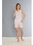 Askılı Şort Takım - Sevimli Desenli Yazlık Viskon Pijama Dowry 06-67 4