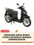 Reflektörlü Siyah Turuncu Dikişli Asya As 150 T 6A Pro Branda Motosiket Brandası Motor Örtüsü Çadır Su Geçirmez Motosiklet Kılıfı Motor Brandası 2