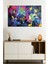 Renkli Soyut Görünümlü Cam Tablo, Darbelere Dayanıklı Kırılmaz Cam, Hediyelik 1