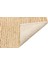 Rottenmann Modern Krem Jüt Dikdörtgen Modern Desenli Akrilik Hav Vermeyen Leke Tutmayan Kolay Temizlenen Yumuşak Makine Salon Yolluk Jüt Halı 4
