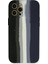iPhone 12 Pro Max Kılıf Ebruli Lansman Silikon - Siyah-Lacivert - BRNTEK7706-8226 1
