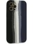 iPhone 12 Pro Max Kılıf Ebruli Lansman Silikon - Siyah-Lacivert - BRNTEK7706-8226 3