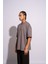 Erkek Oversize T-Shirt Ra Gri 2