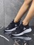 Bağcıklı Unisex Çocuk Spor Ayakkabısı-Siyah-Beyaz 4
