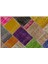 Iskece Bej Patchwork Etnik Modern Desenli Yün Hav Toz Vermez Leke Tutmayan Salon Yolluk Mutfak El Dokuma Halı 4