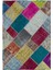 Iskece Bej Patchwork Etnik Modern Desenli Yün Hav Toz Vermez Leke Tutmayan Salon Yolluk Mutfak El Dokuma Halı 1
