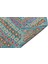 Atina Turkuaz Eskitme Yün Modern Desenli Yün Hav Toz Vermez Leke Tutmayan Salon Yolluk Mutfak El Dokuma Halı 2