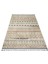 Arina Mavi Geometrik Etnik Modern Desenli Bambu Makinada Yıkanabilir Hav Toz Vermez Leke Tutmayan Kaymaz Taban Dijital Makine Baskı Salon Yolluk Mutfak Halı 2
