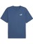 Erkek Mavi Puma Ess Relaxed No. 1 Logo Tee Mavi Erkek T-Shirt 2