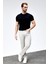 Erkek Taş Rengi Regular Fit Rahat Kesim Esnek Likralı Denim Jeans Kot Pantolon HLTHE001918 4