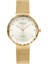 V300LXGGMG Quartz Çelik Hasır Altın Rengi Safir Cam 32 mm Kadın Kol Saati 1