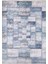 Cengdu Mavi Patchwork Etnik Modern Desenli Makinada Yıkanabilir Hav Toz Vermez Leke Tutmayan Kaymaz Taban Dijital Makine Baskı Salon Yolluk Mutfak Halı 1
