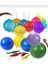 25 Adet Lastikli Zıpzıp Balon Ipli Punch Panç Büyük Balon 1