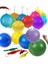 25 Adet Lastikli Zıpzıp Balon Ipli Punch Panç Büyük Balon 2