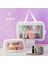 2li Şeffaf - Beyaz Seyahat ve Makyaj Çantası Su Geçirmez Organizer Washbag 1