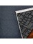 Geometrik Antrasit Pamuk Dikdörtgen Modern Desenli Pamuk Makinada Yıkanabilir Hav Toz Vermez Leke Tutmayan Kaymaz Taban Dijital Makine Baskı Salon Yolluk Mutfak Halı 5